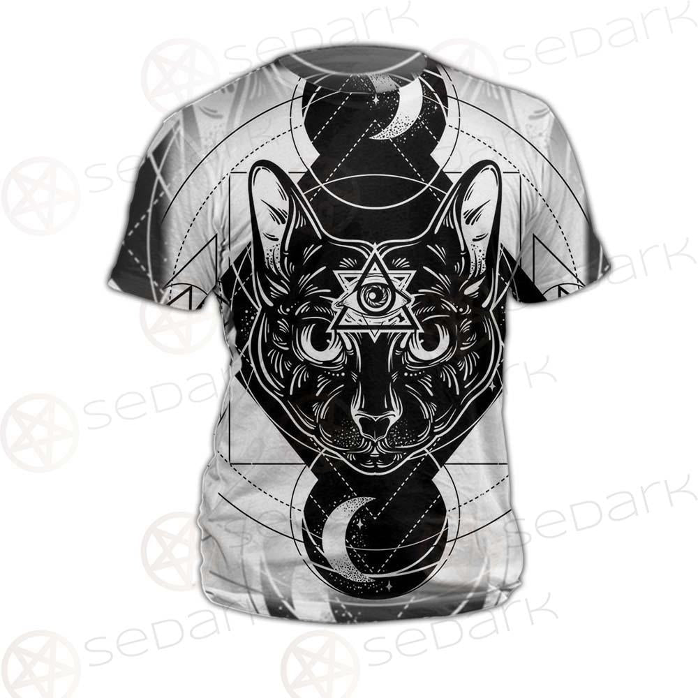 Hand Drawn Illustration Of Cat SDN-1064 Unisex T-shirt