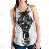 Hand Drawn Illustration Of Cat SDN-1064 Women Tank Top