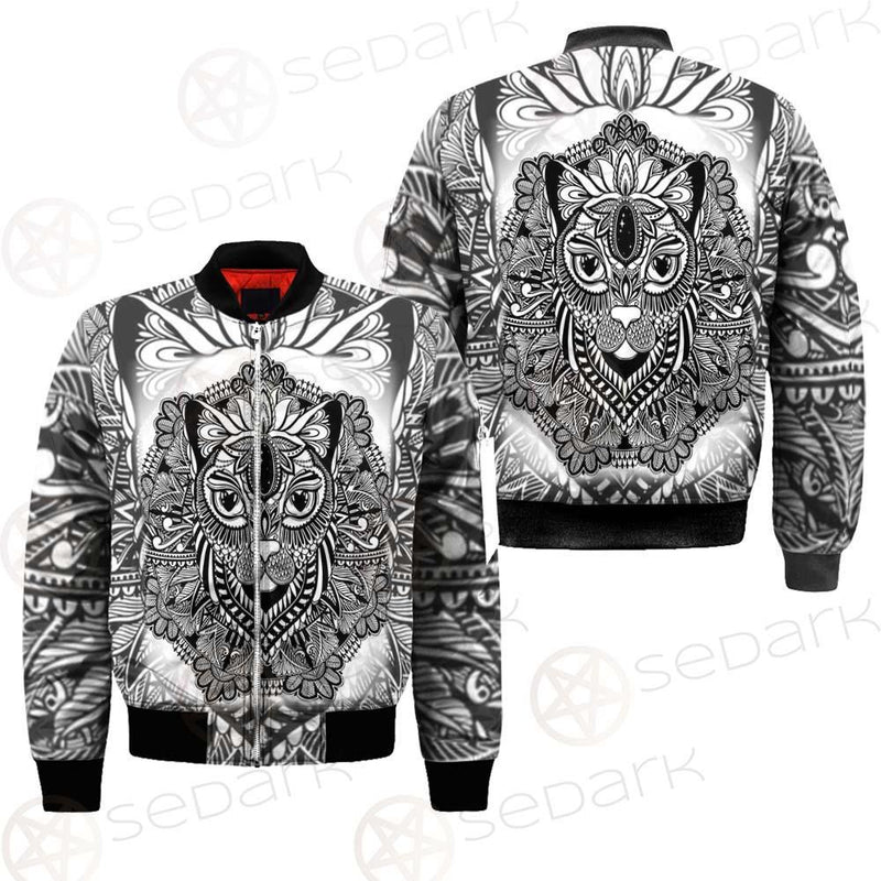 Cat Mystic And Mandala Tattoo SDN-1065 Jacket