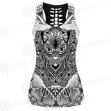 Cat Mystic And Mandala Tattoo SDN-1065 Women Tank Top