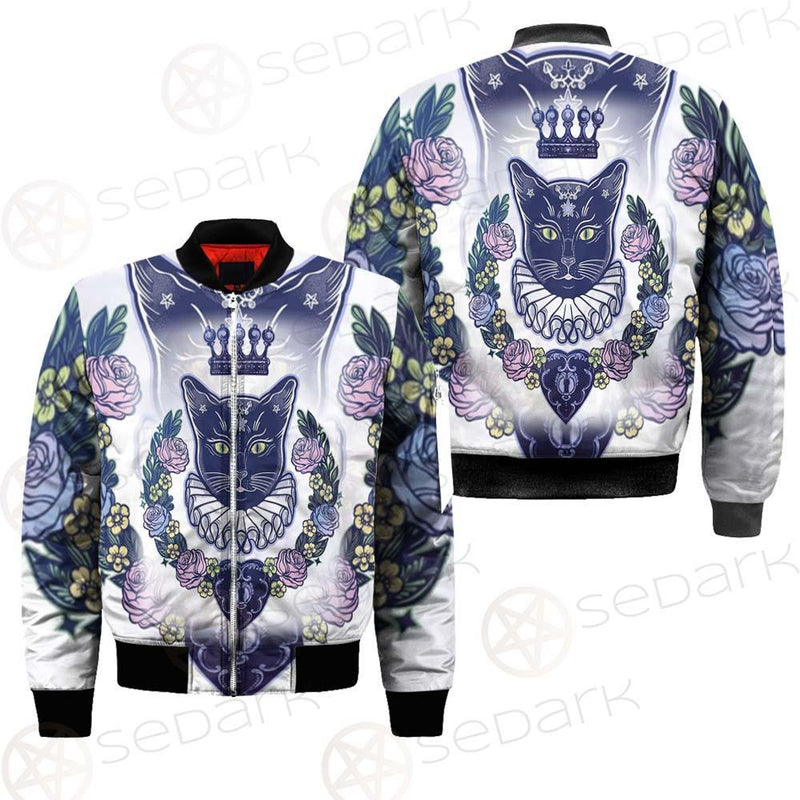 Black Cat Silhouette Portrait SDN-1066 Jacket