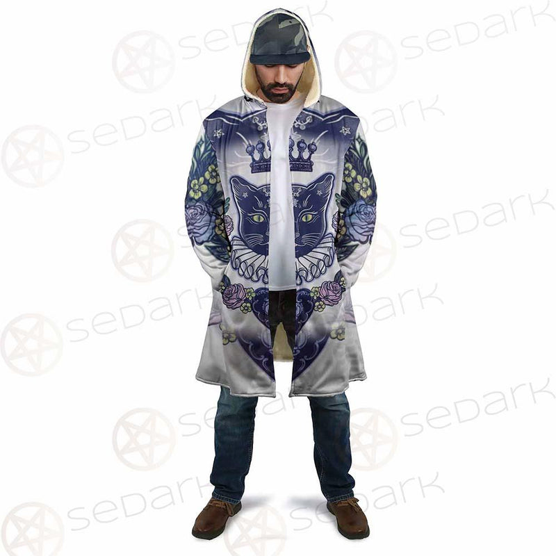 Black Cat Silhouette Portrait SDN-1066 Cloak