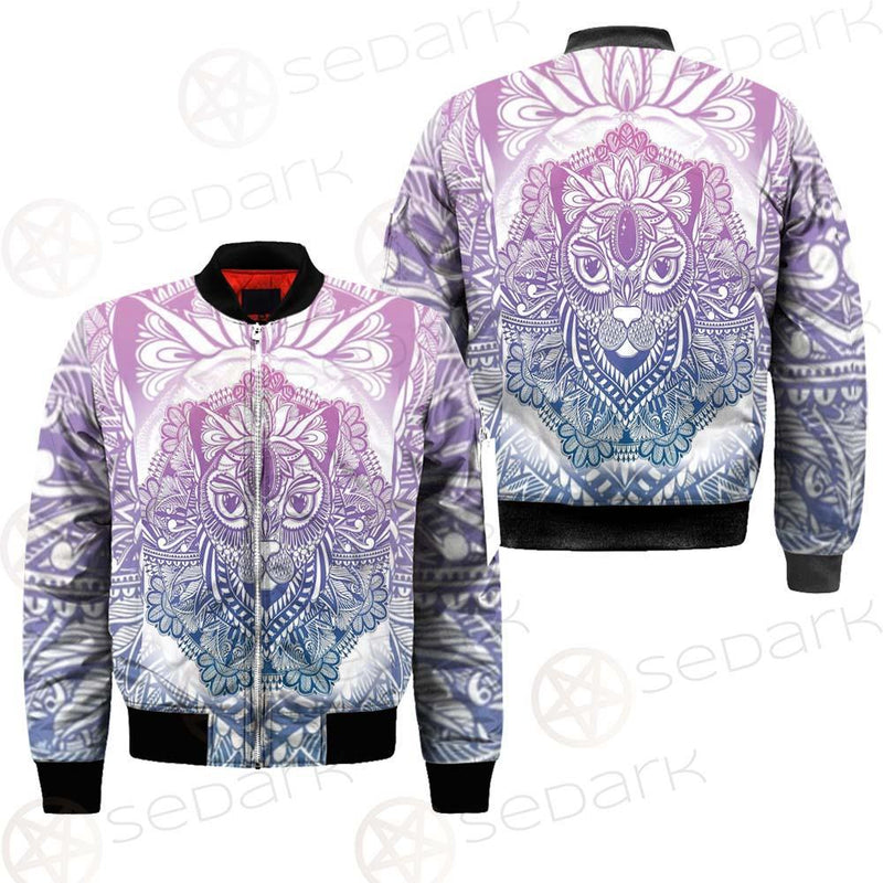 Cat Mystic And Mandala Tattoo SDN-1067 Jacket