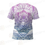 Cat Mystic And Mandala Tattoo SDN-1067 Unisex T-shirt