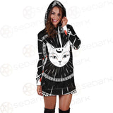 Hands With Rings SDN-1068 Hoodie Dress