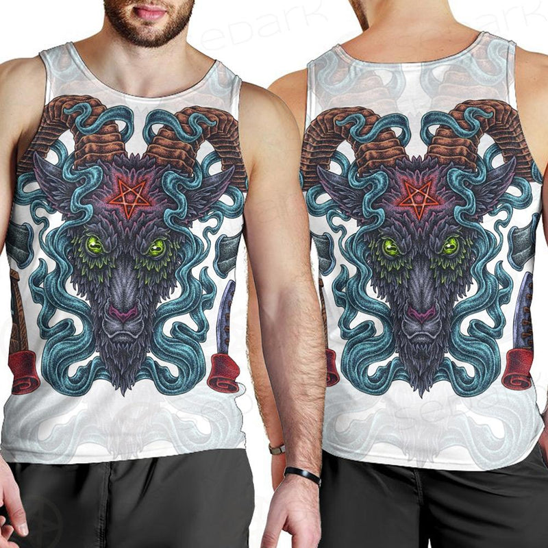 Infernal Torture Theme Tattoos Men Tank-tops