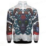 Infernal Torture Theme Tattoos Stand-up Collar Jacket