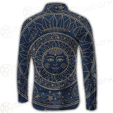 Sun Face With Stars Medallion Ornament SDN-1071 Shirt Allover