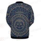 Sun Face With Stars Medallion Ornament SDN-1071 Button Jacket