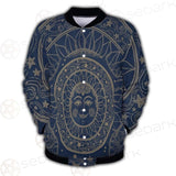 Sun Face With Stars Medallion Ornament SDN-1071 Button Jacket