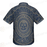 Sun Face With Stars Medallion Ornament SDN-1071 Shirt Allover