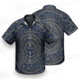 Sun Face With Stars Medallion Ornament SDN-1071 Shirt Allover