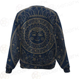 Sun Face With Stars Medallion Ornament SDN-1071 Unisex Sweatshirt