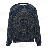 Sun Face With Stars Medallion Ornament SDN-1071 Unisex Sweatshirt