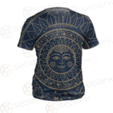 Sun Face With Stars Medallion Ornament SDN-1071 Unisex T-shirt