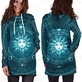 Phases Of The Moon SDN-1072 Hoodie Dress