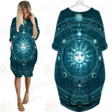 Phases Of The Moon SDN-1072 Batwing Pocket Dress