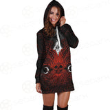 A Moon And A Burning Eye SDN-0173 Hoodie Dress