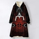 A Moon And A Burning Eye SDN-0173 Oversized Sherpa Blanket Hoodie