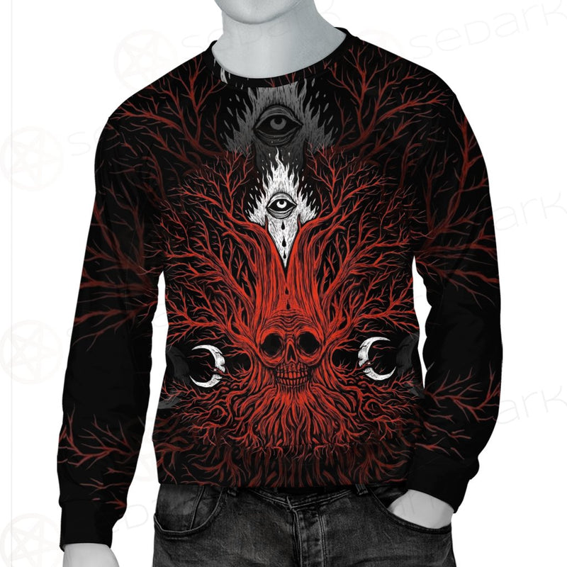 A Moon And A Burning Eye SDN-0173 Unisex Sweatshirt