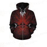 A Moon And A Burning Eye SDN-0173 Zip-up Hoodies