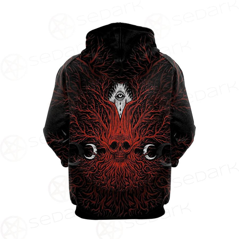 A Moon And A Burning Eye SDN-0173 Hoodie Raglan