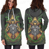 Baphomet Vector Illustration SDN-1074 Hoodie Dress