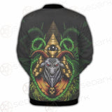 Baphomet Vector Illustration SDN-1074 Button Jacket