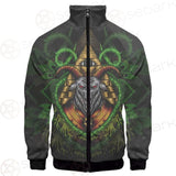 Baphomet Vector Illustration SDN-1074 Stand-up Collar Jacket