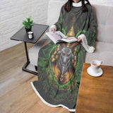 Baphomet Vector Illustration SDN-1074 Sleeved Blanket