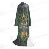 Baphomet Vector Illustration SDN-1074 Sleeved Blanket