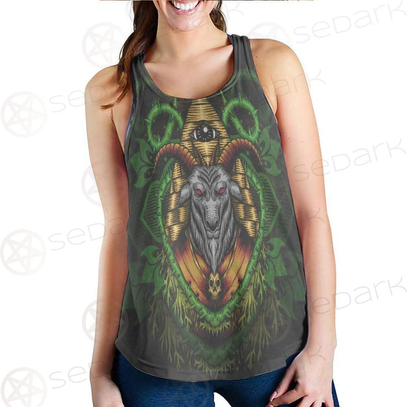 Baphomet Vector Illustration SDN-1074 Women Tank Top