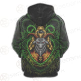 Baphomet Vector Illustration SDN-1074 Hoodie Raglan Zip