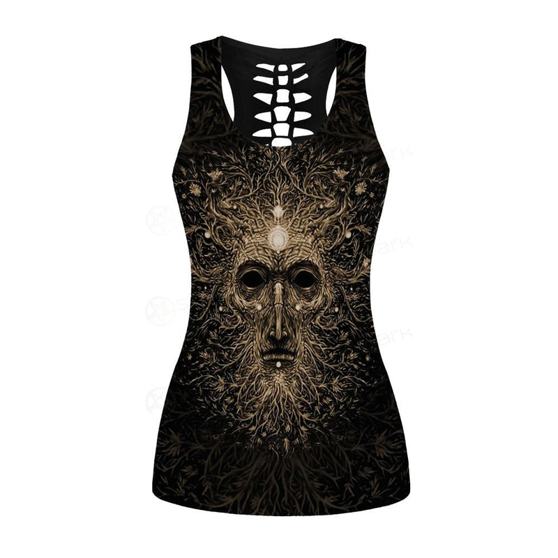 Forest Magic Character Hollow Out Tank Top