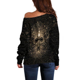 Forest Magic Character Off Shoulder Sweaters