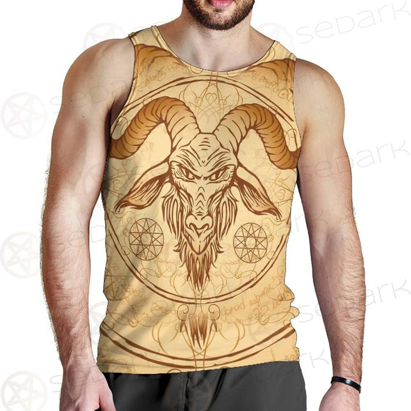 Pentagram Inscribed In A Circle SDN-1076 Men Tank-tops