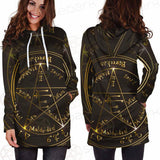 Vector Banner In Retro SDN-1077 Hoodie Dress