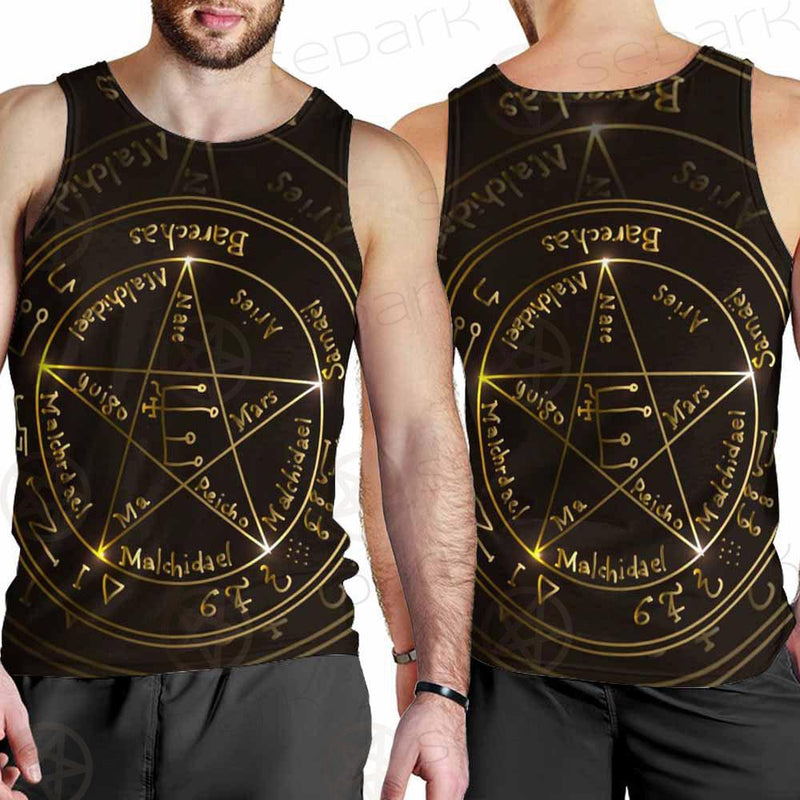 Vector Banner In Retro SDN-1077 Men Tank-tops
