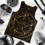 Vector Banner In Retro SDN-1077 Men Tank-tops