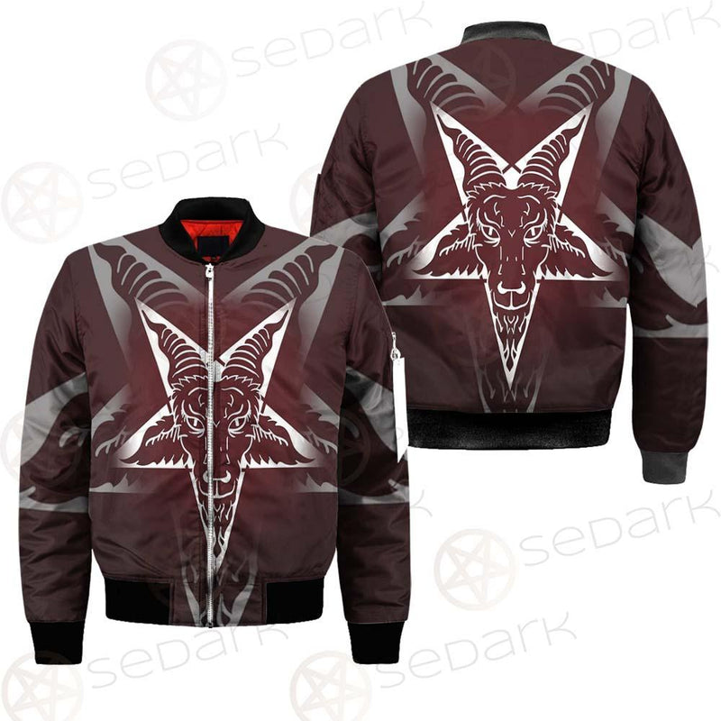 Goat Head On Pentagram SDN-1078 Jacket