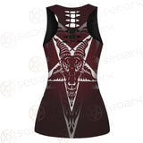 Goat Head On Pentagram SDN-1078 Women Tank Top