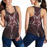 Goat Head On Pentagram SDN-1078 Women Tank Top