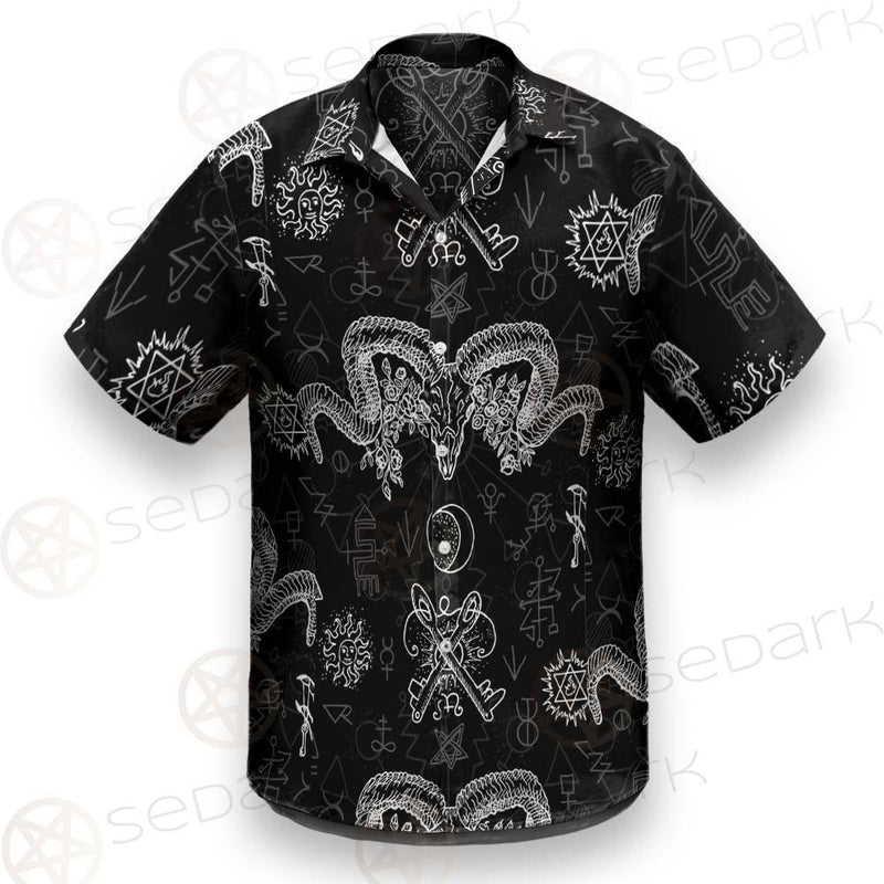 Devils Head With Horns SDN-1079 Shirt Allover
