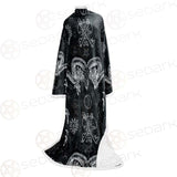 Devils Head With Horns SDN-1079 Sleeved Blanket
