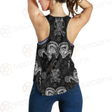 Devils Head With Horns SDN-1079 Women Tank Top