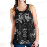 Devils Head With Horns SDN-1079 Women Tank Top