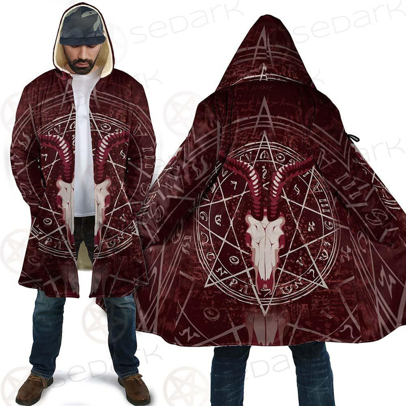 Pentagram With Magical Inscriptions SDN-1080 Cloak