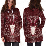 Pentagram With Magical Inscriptions SDN-1080 Hoodie Dress