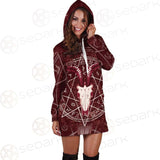 Pentagram With Magical Inscriptions SDN-1080 Hoodie Dress