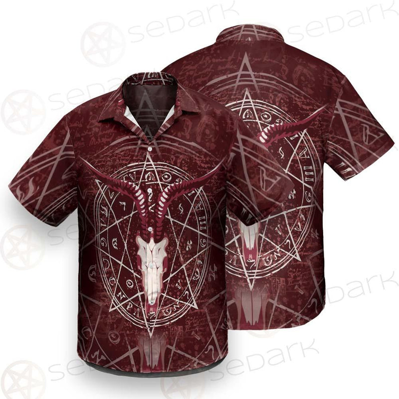 Pentagram With Magical Inscriptions SDN-1080 Shirt Allover